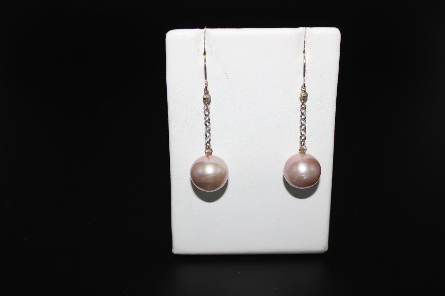 Fresh Water Blush Pearl Earrings