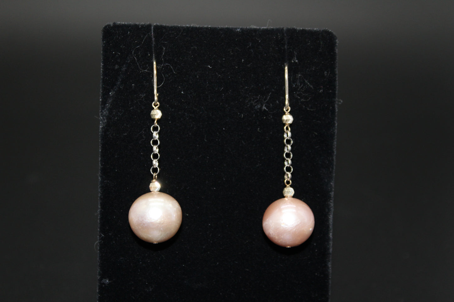 Fresh Water Blush Pearl Earrings