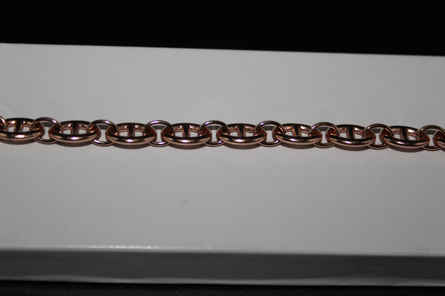 Rose Vermeil Aigner Link Bracelet