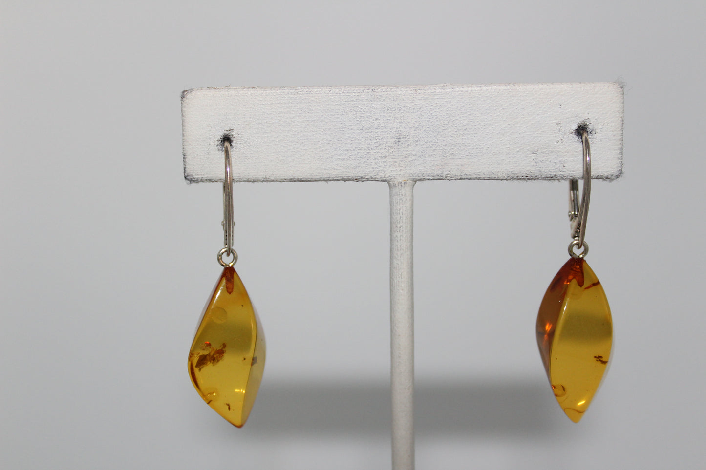 Amber earrings