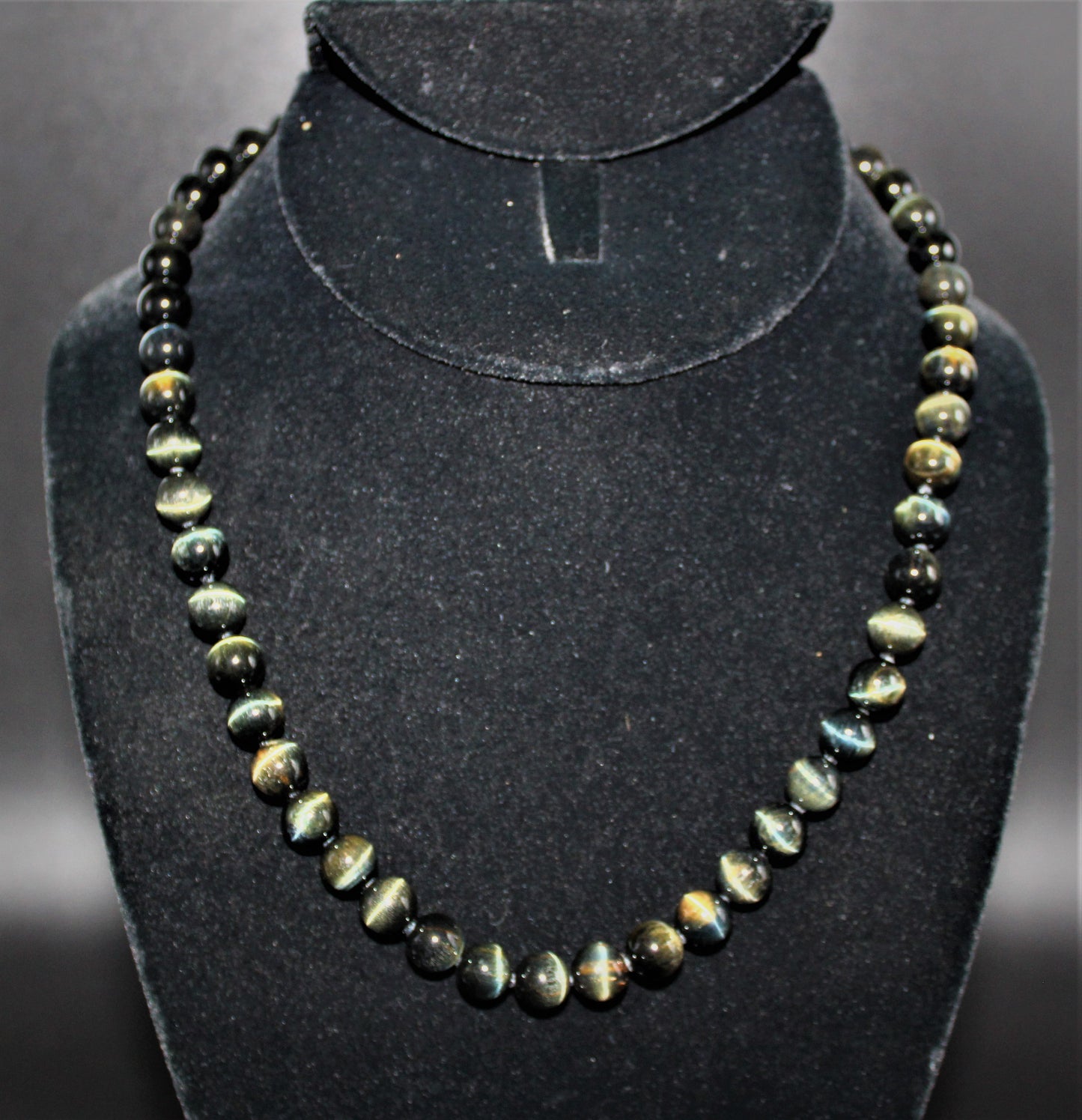 Blue Tiger Eye Necklace