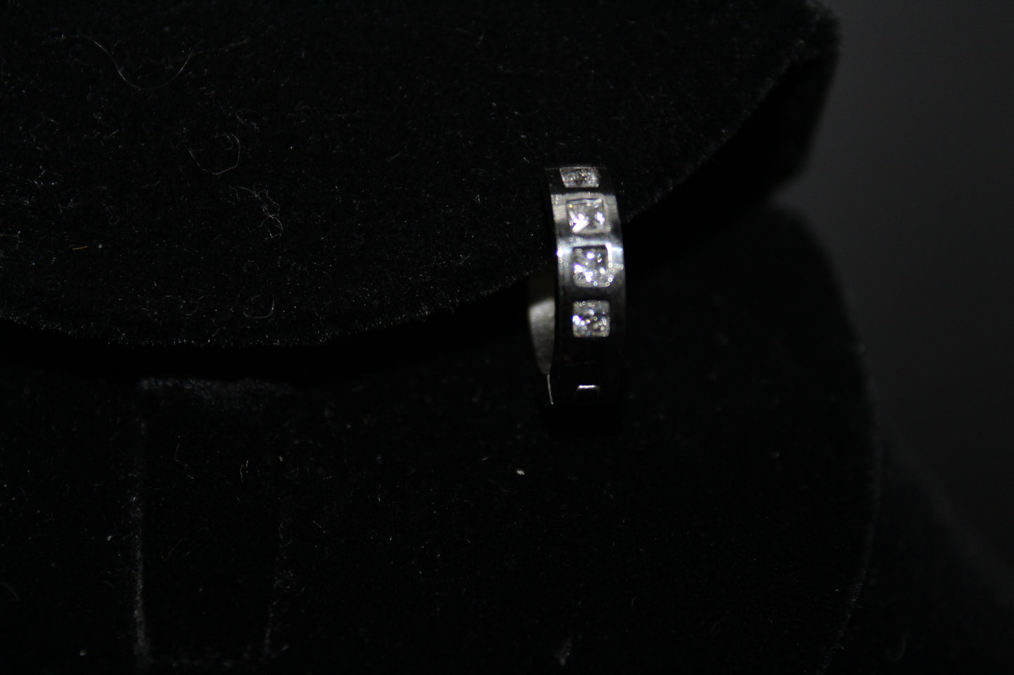 CZ Huggie Earrings