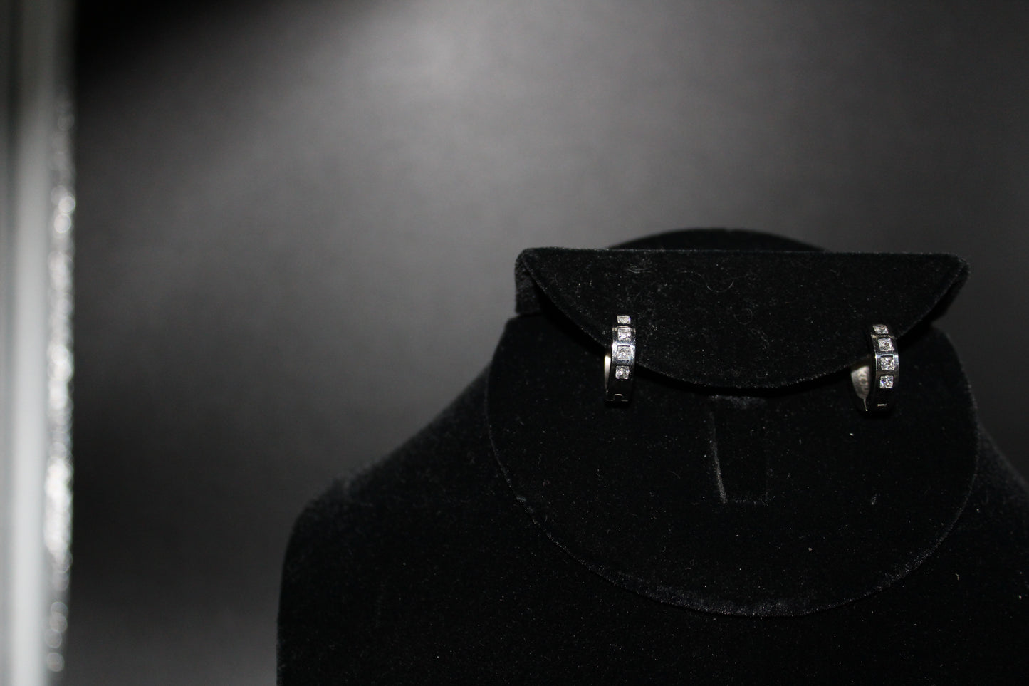 CZ Huggie Earrings