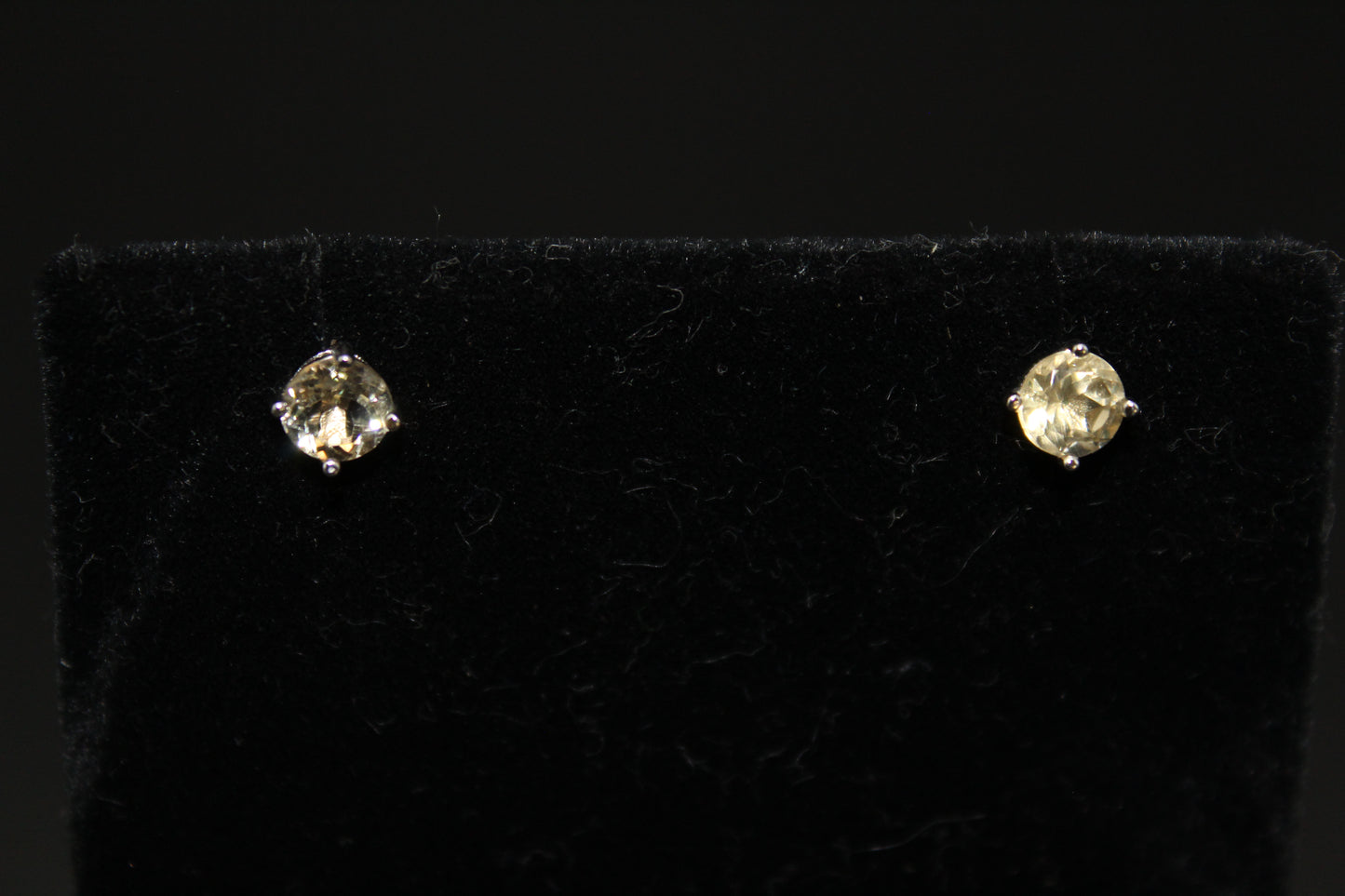Citrine Stud Earrings
