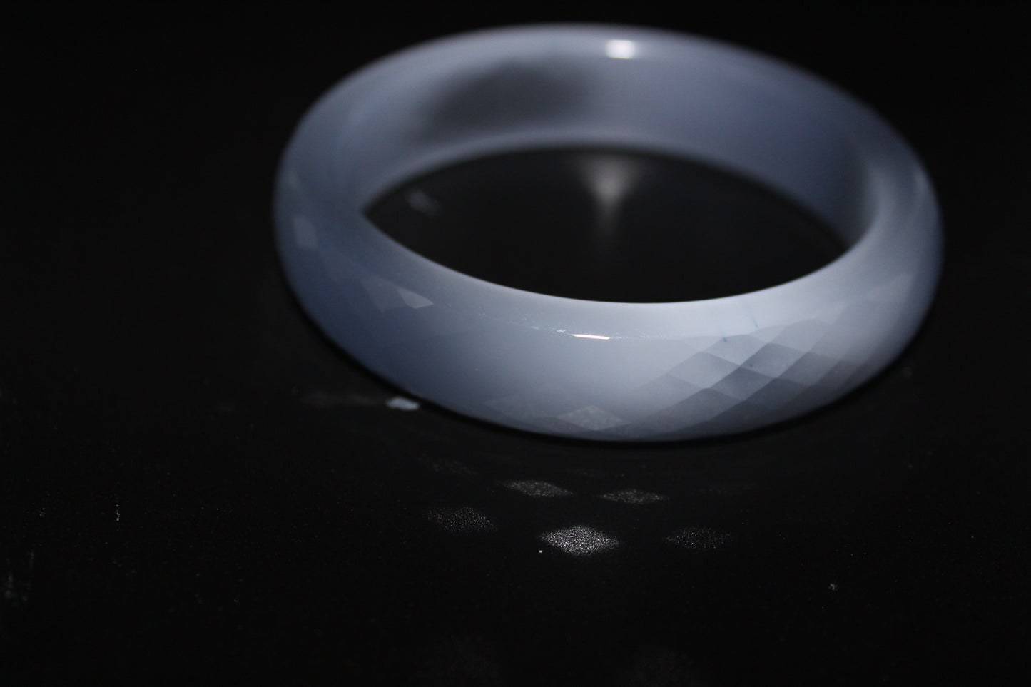 Grey Fiber Optic Bangle.