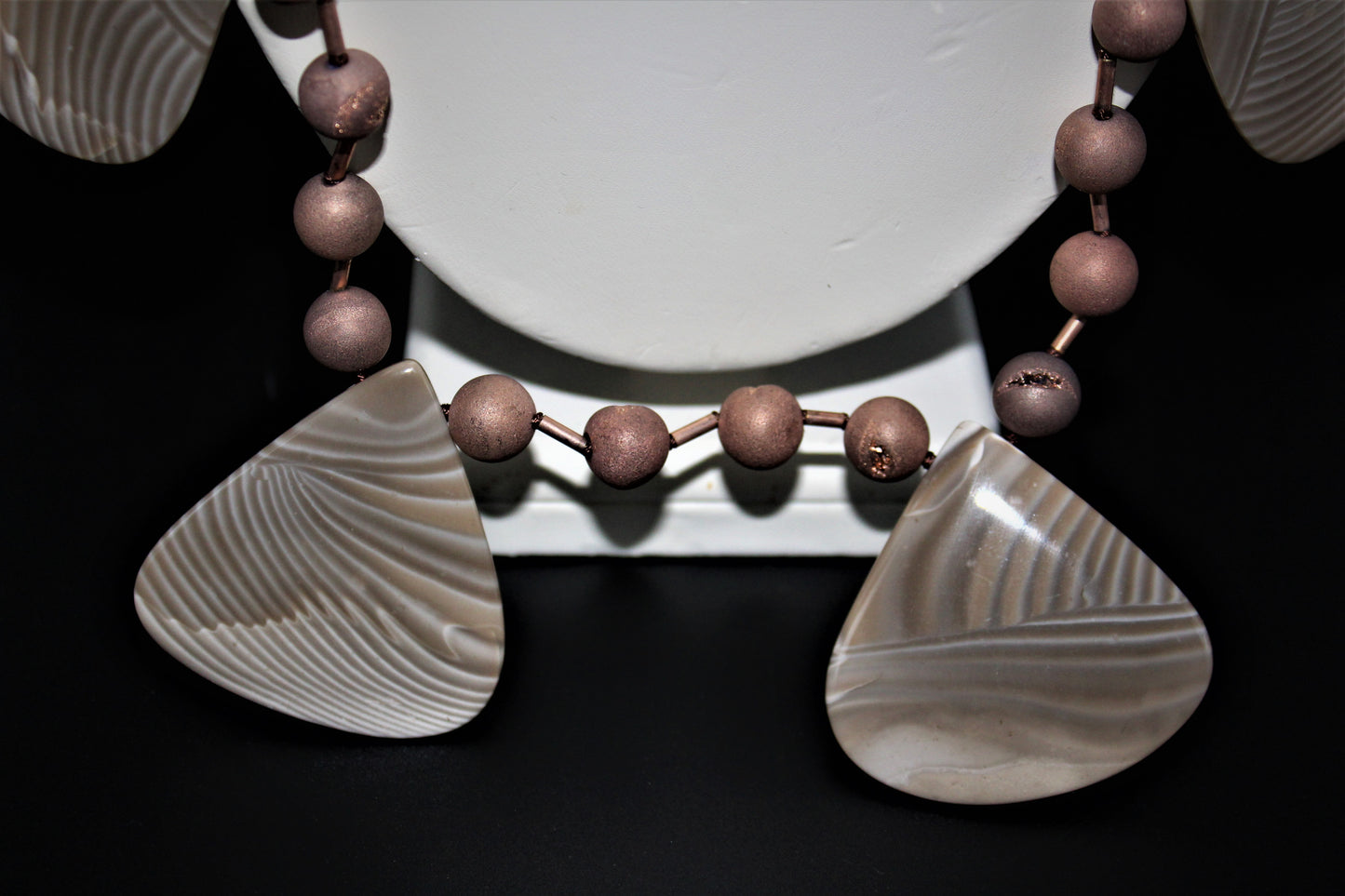 Flint & Druze Necklace