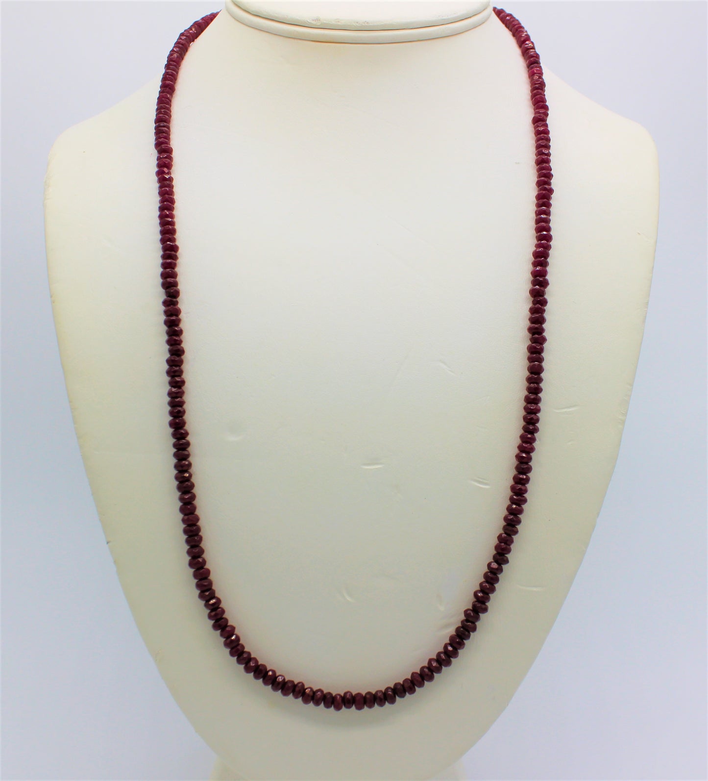 Garnet Faceted Necklace