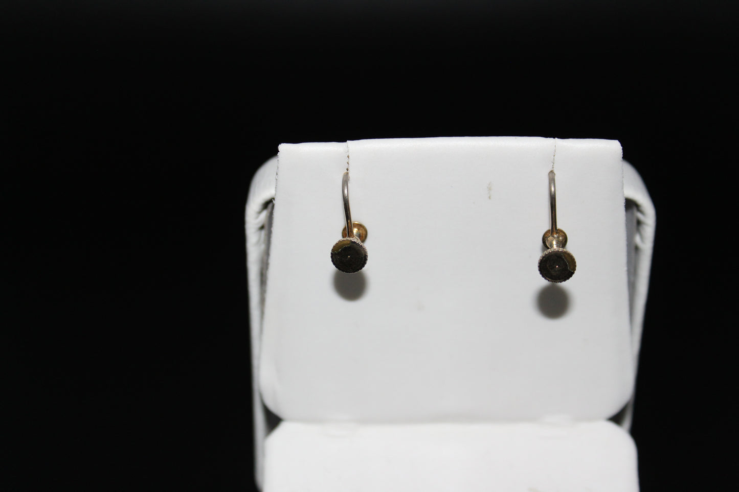 Goldstone Screw on Earrings Non Pierced