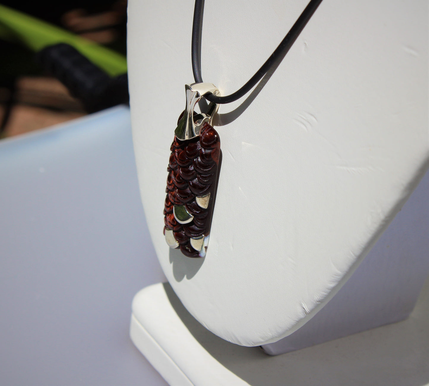 Red Tiger Eye Pendant Enhancer