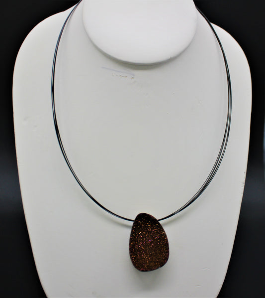 Copper Druze Pendant
