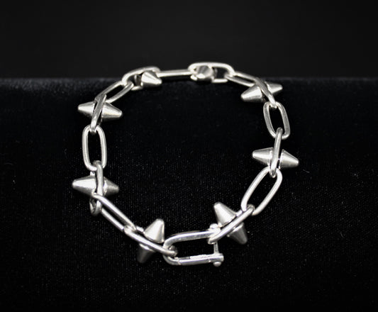 Stainless Steel Barbed Wire Designed Bracelet