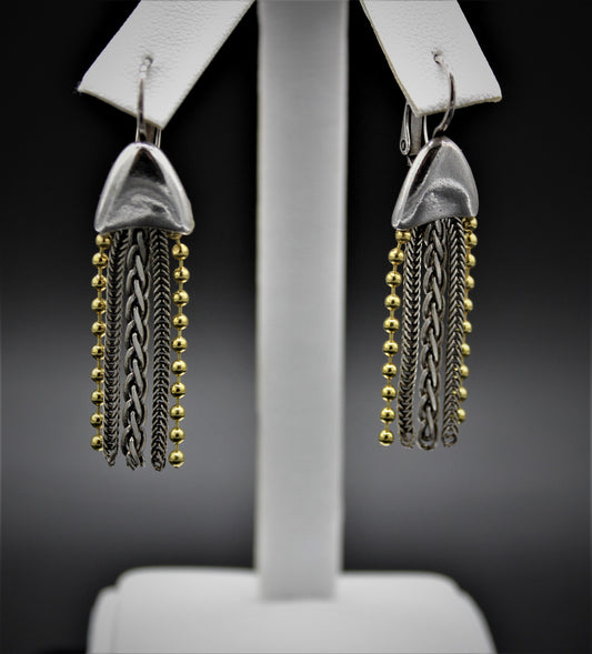Sterling/vermeil 18kt Earrings