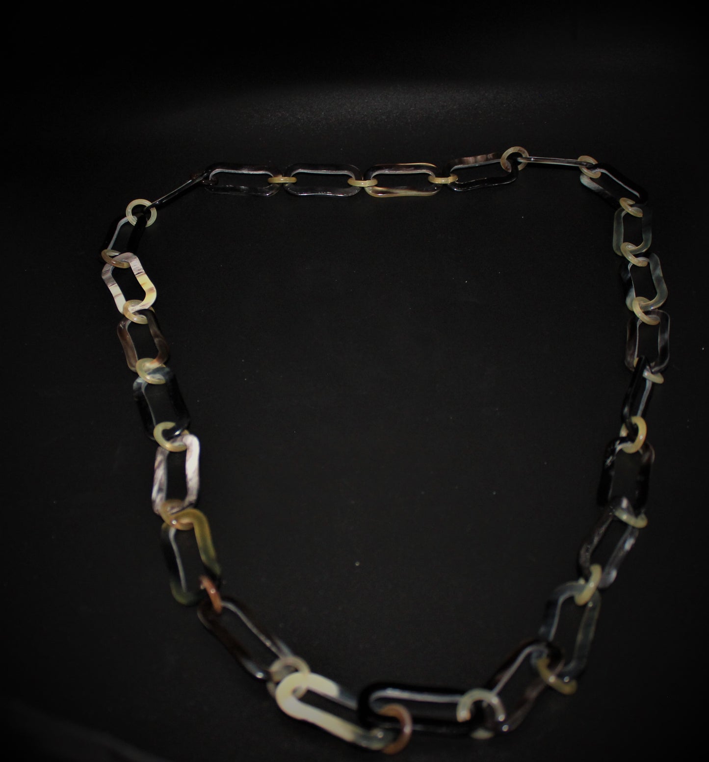 Horn Paper Clip Necklace