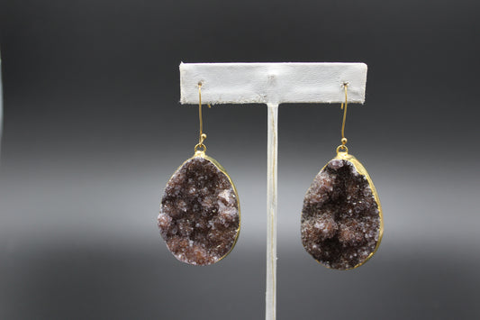 Vermeil Large Druze Earrings