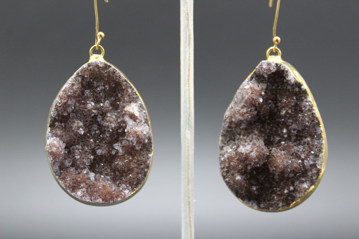 Vermeil Large Druze Earrings