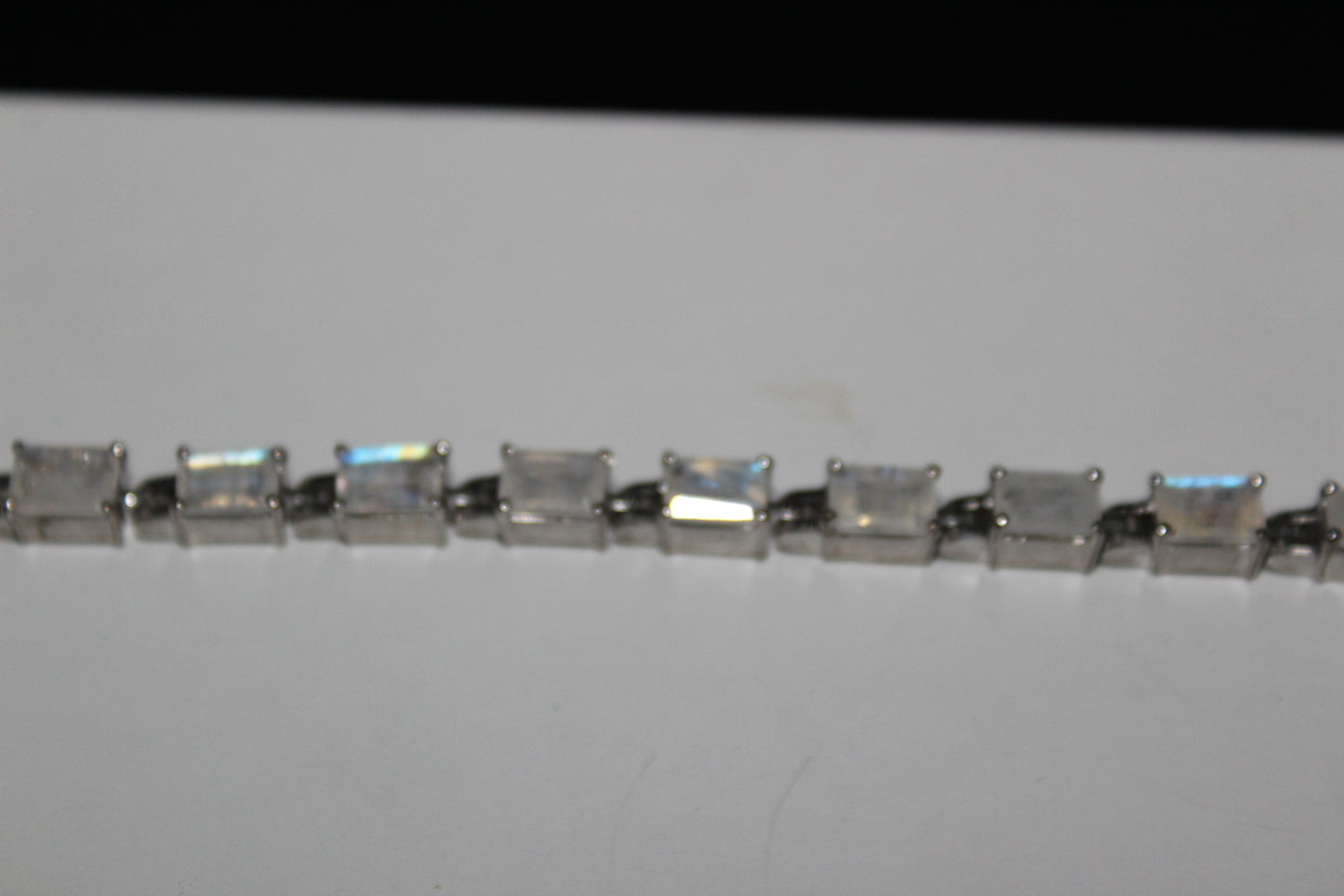 Emerald Cut Moonstone Bracelet