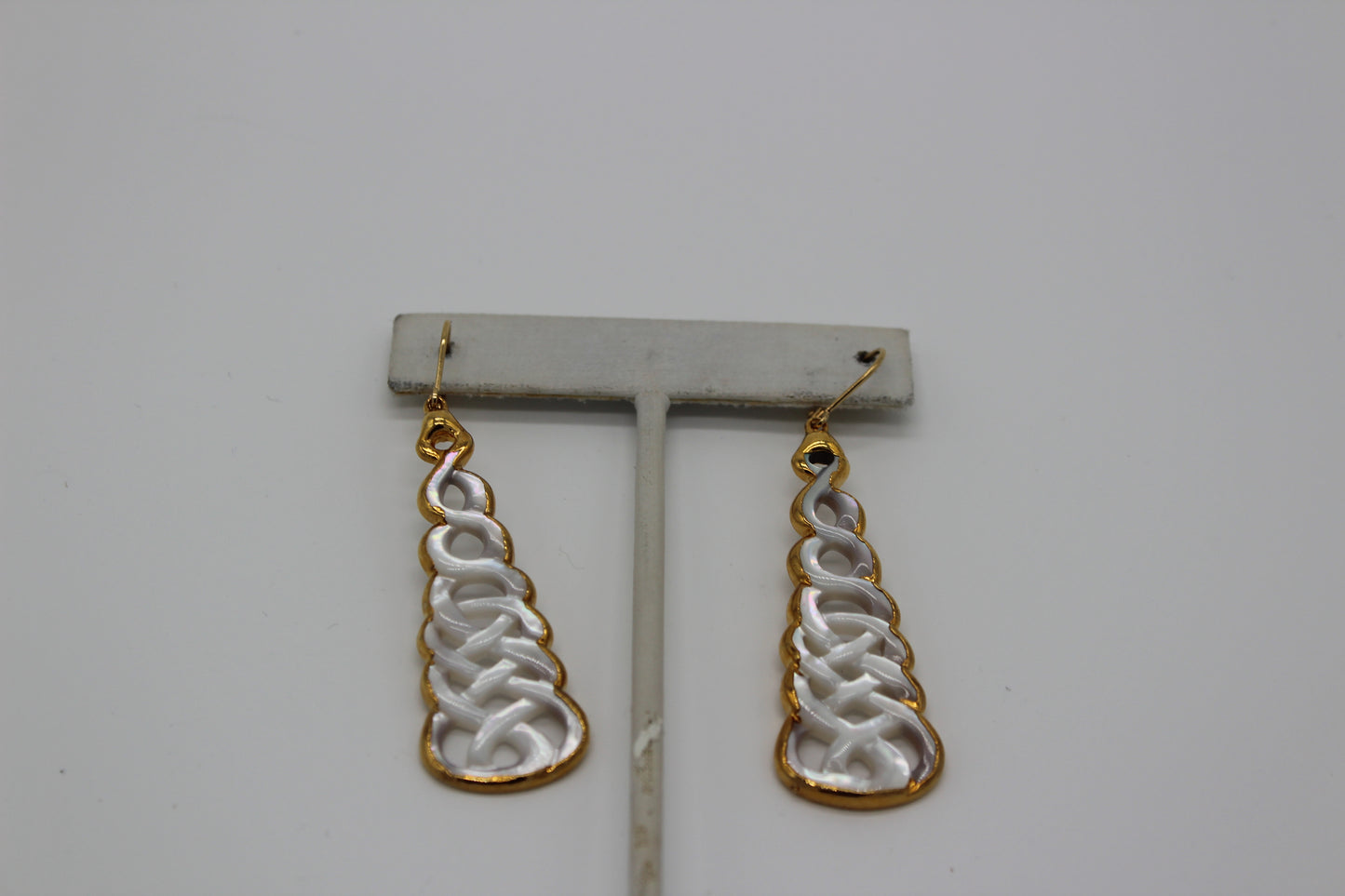 White Mother of Pearl Earrings
