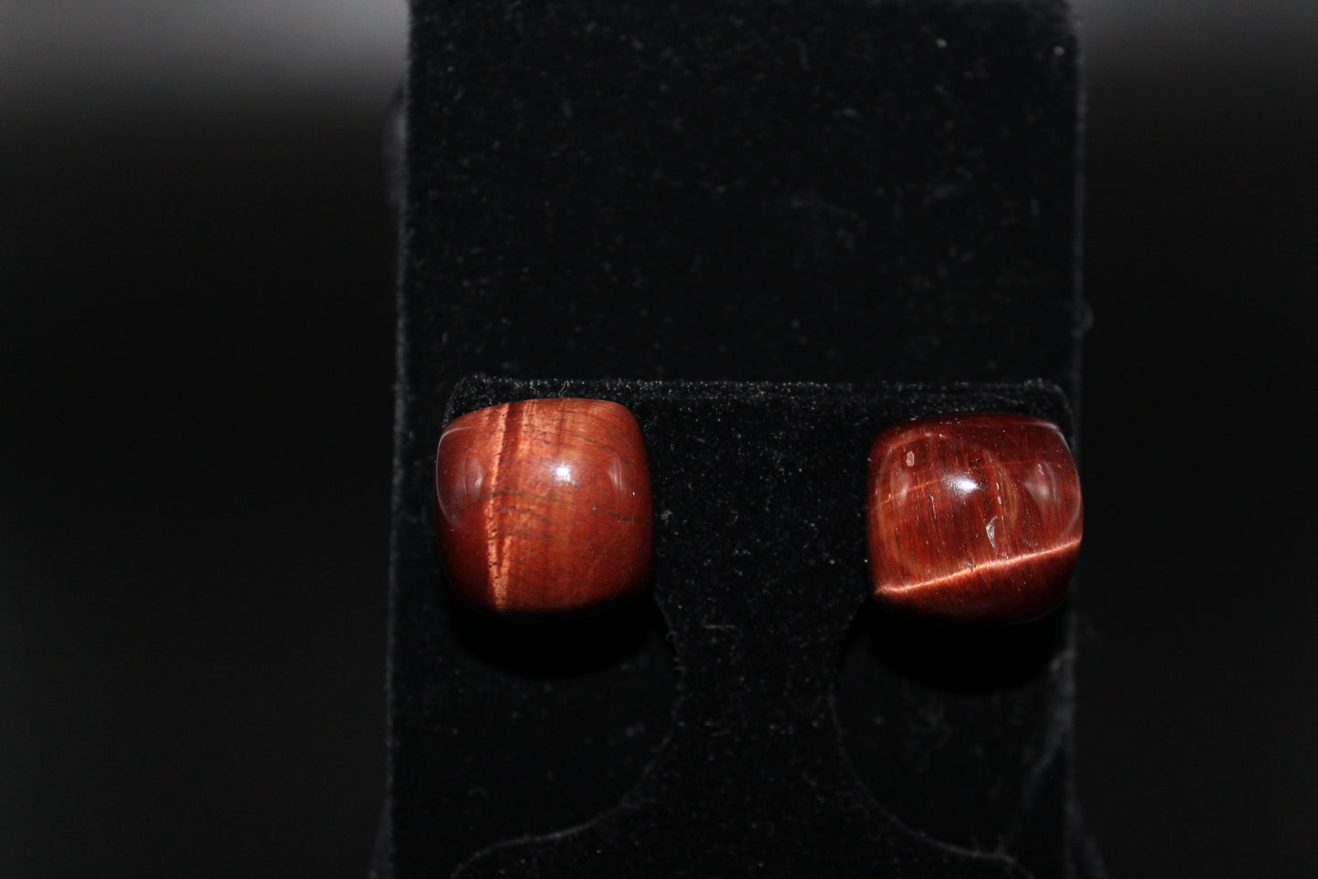 Red Tiger Eye Earrings