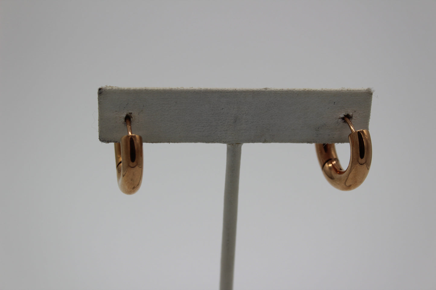 Rose Hoop Earrings