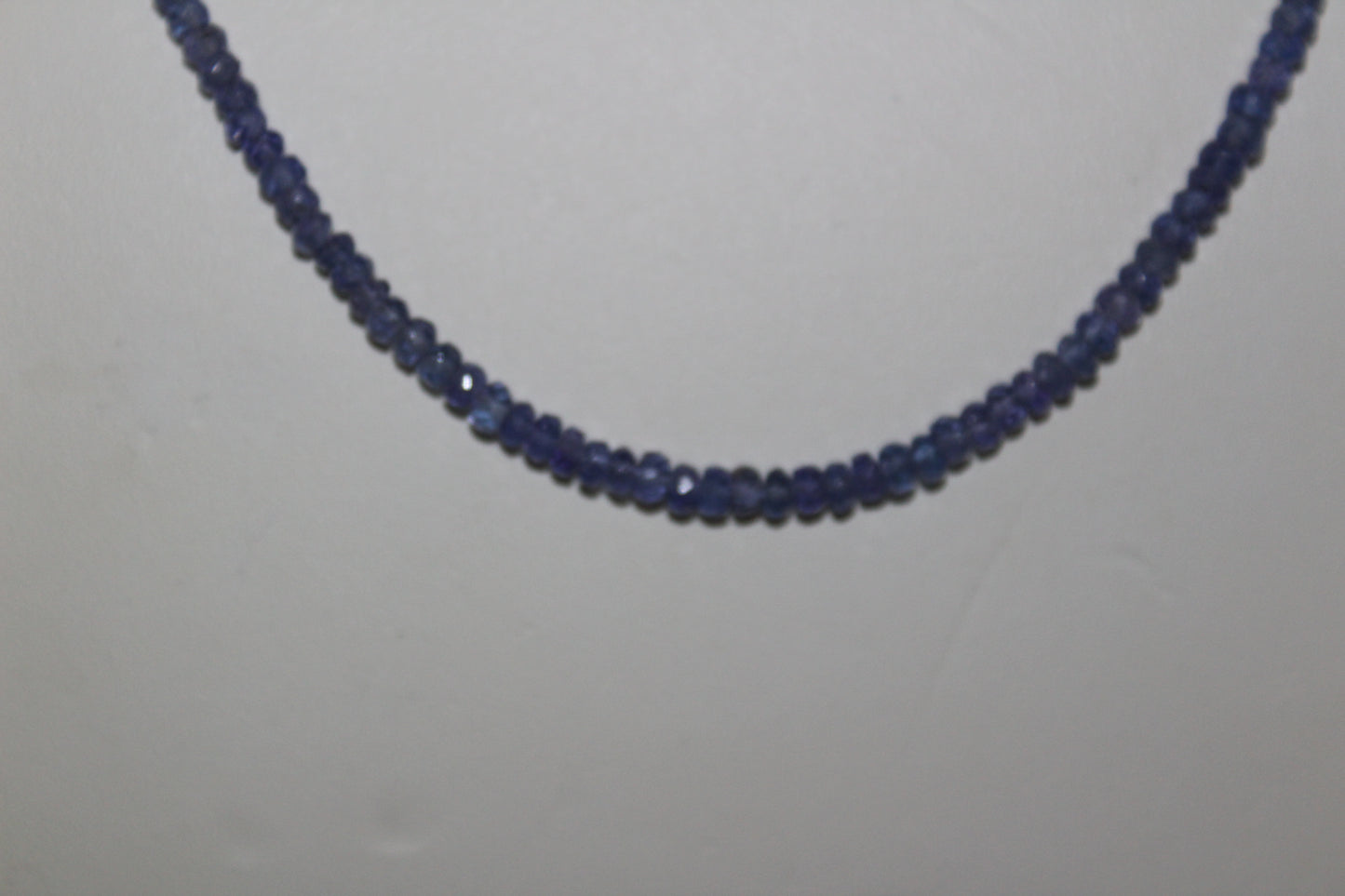 Gold and Tanzanite Necklace