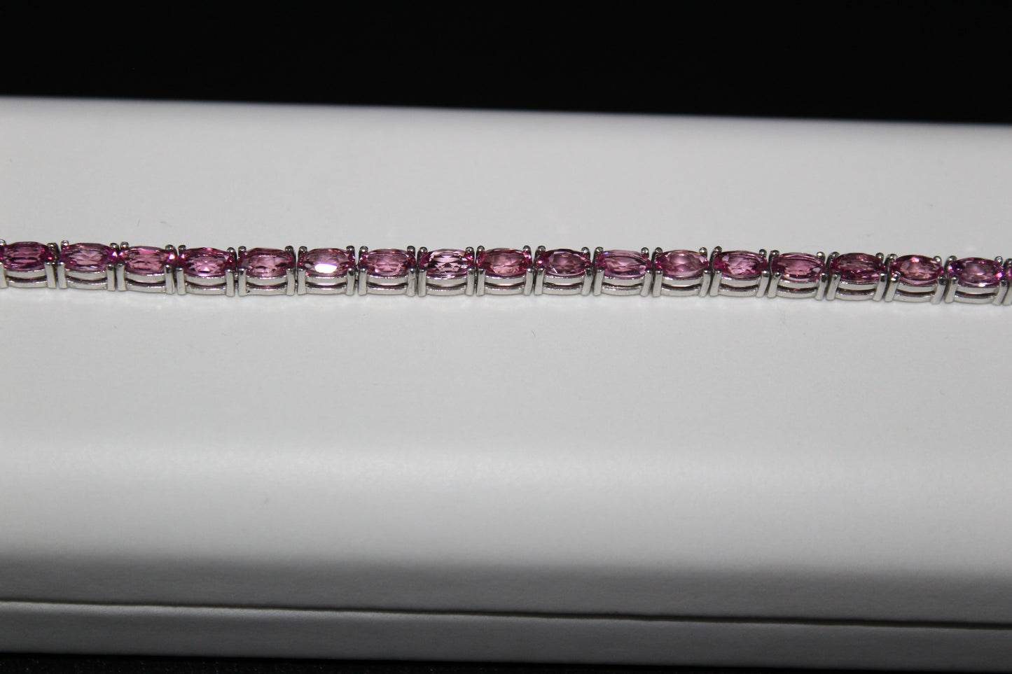 Tourmaline Oval Cut Tennis Bracelet
