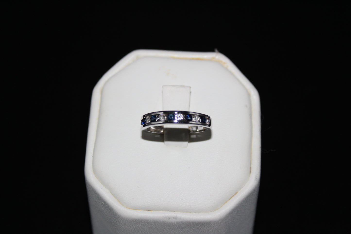 Gold Diamond and Sapphire Ring