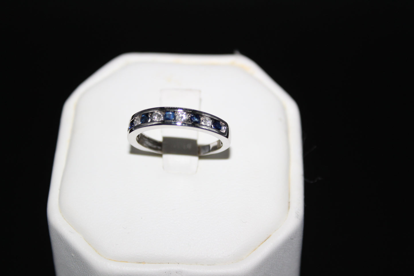 Gold Diamond and Sapphire Ring