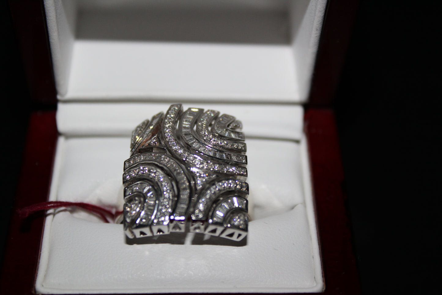 Gold and Diamond Folding Ring