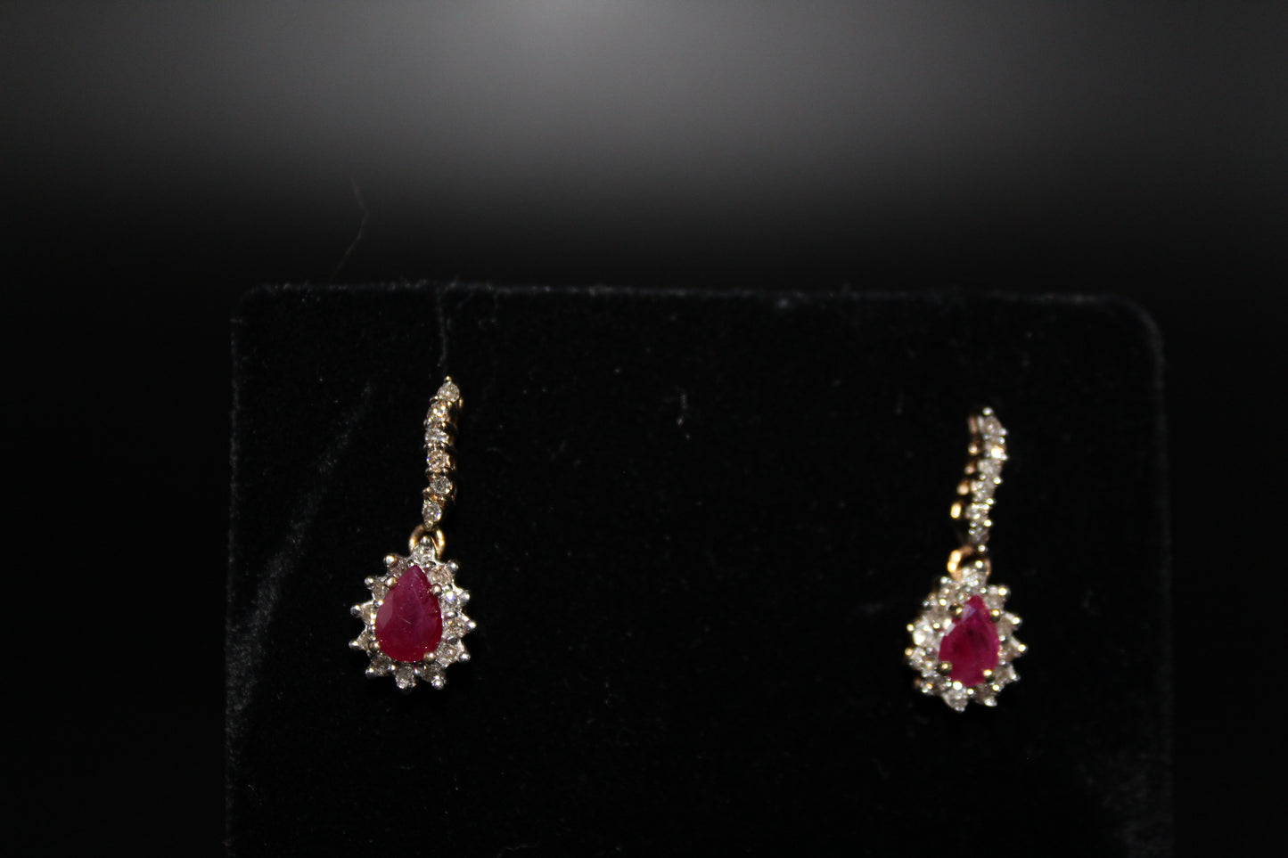Ruby and Diamond Earrings