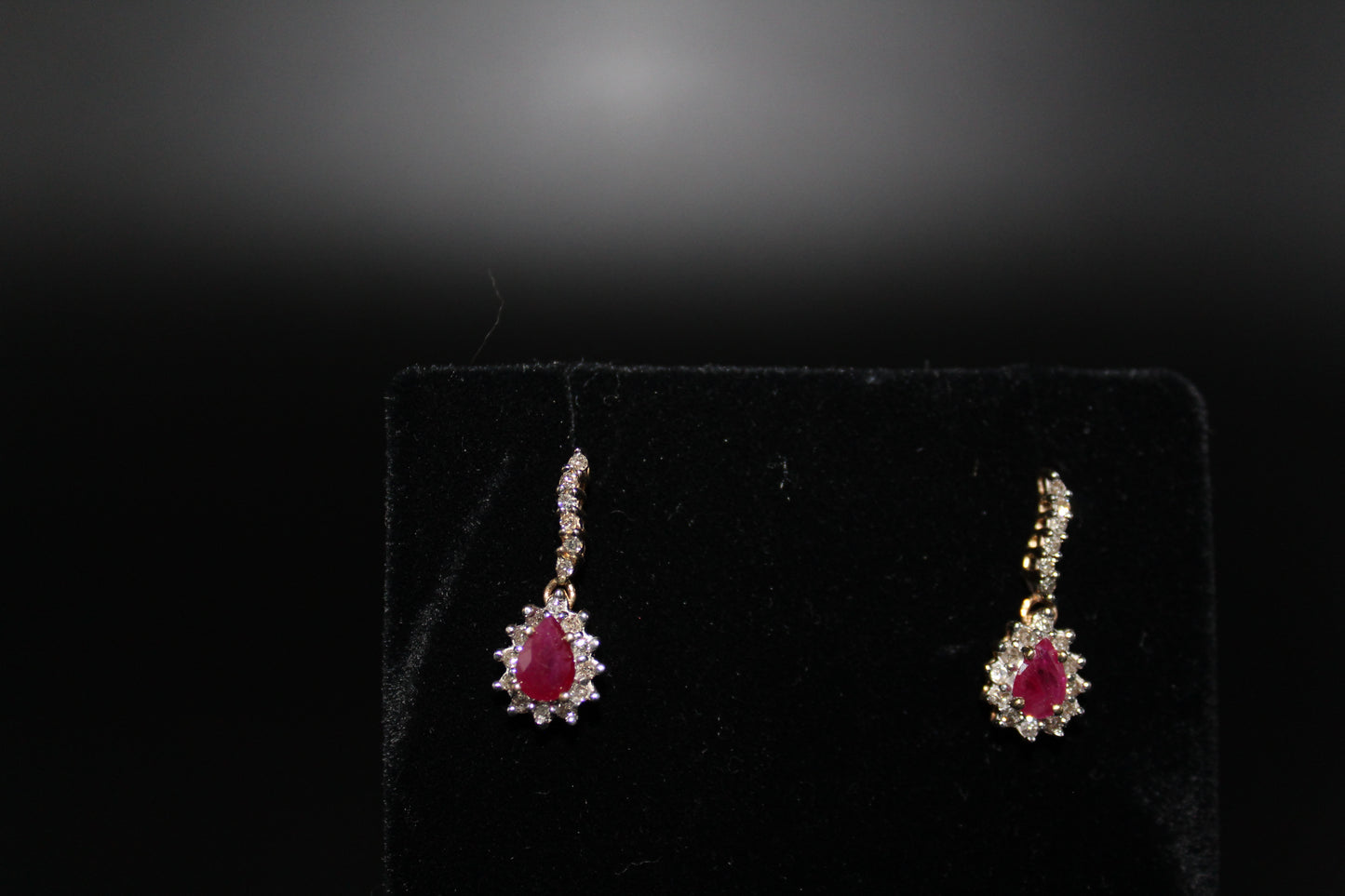 Ruby and Diamond Earrings