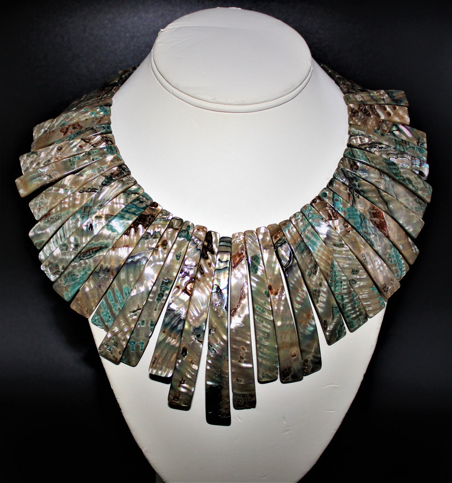 Abalone Bib Style Necklace