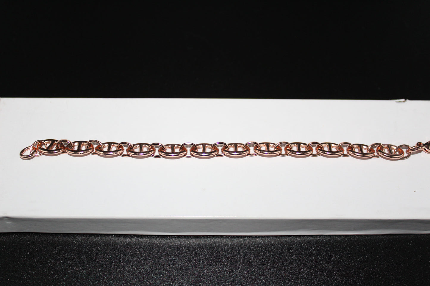Rose Vermeil Aigner Link Bracelet