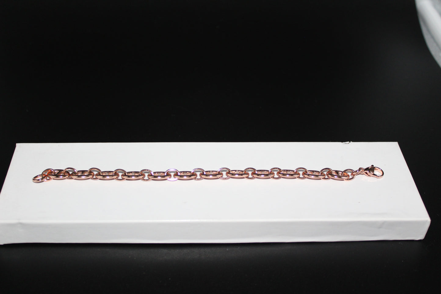 Rose Vermeil Aigner Link Bracelet