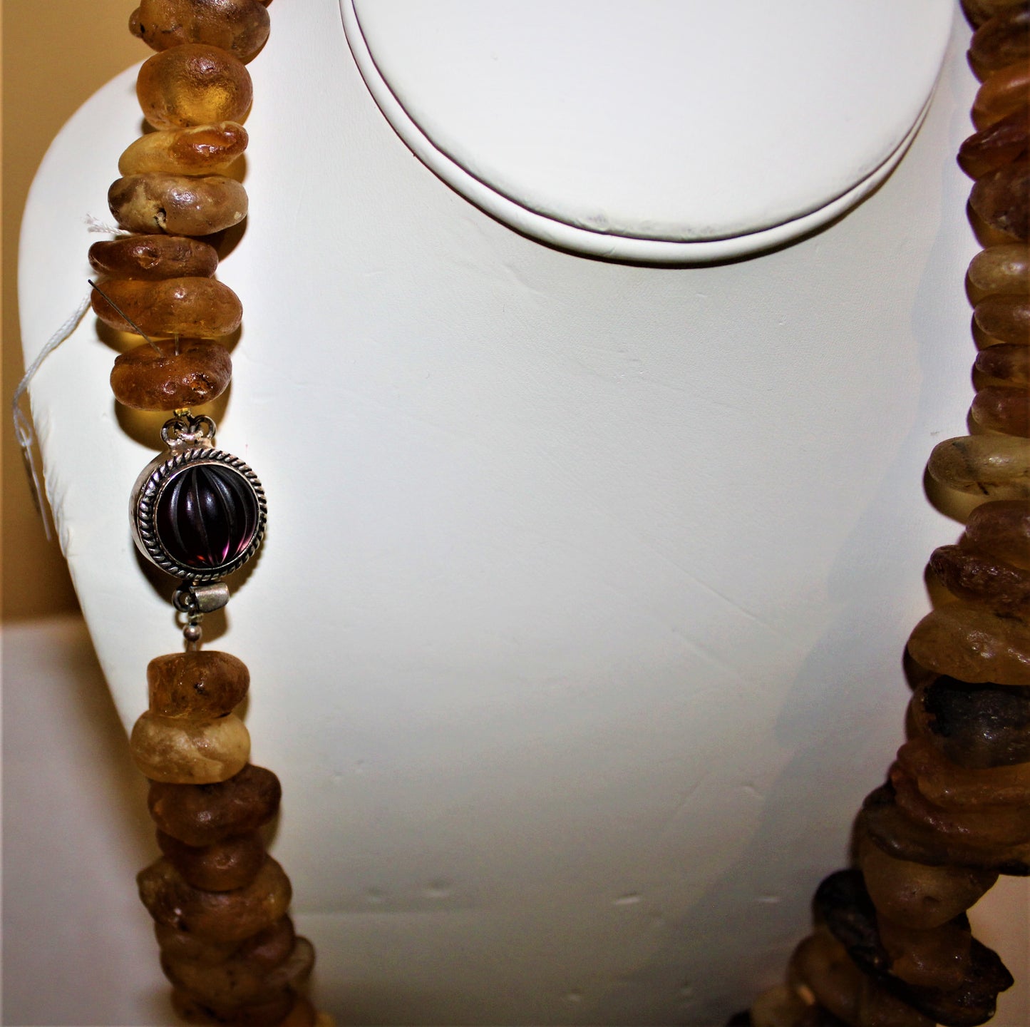 Amber Raw Nugget necklace