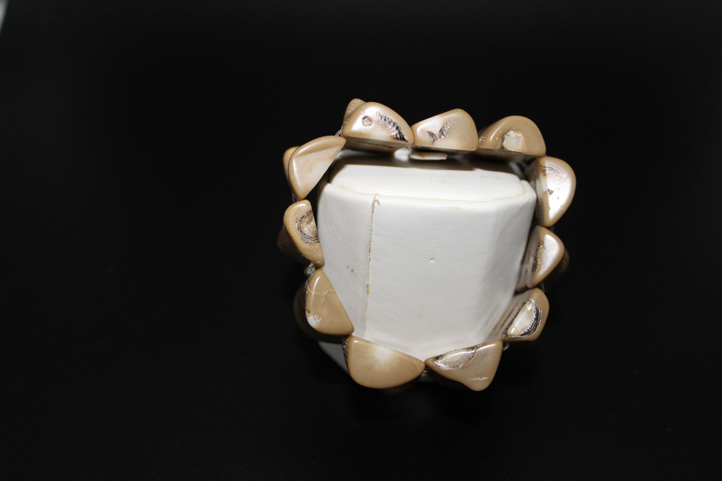 Fossilized Corral Stretch Bracelet