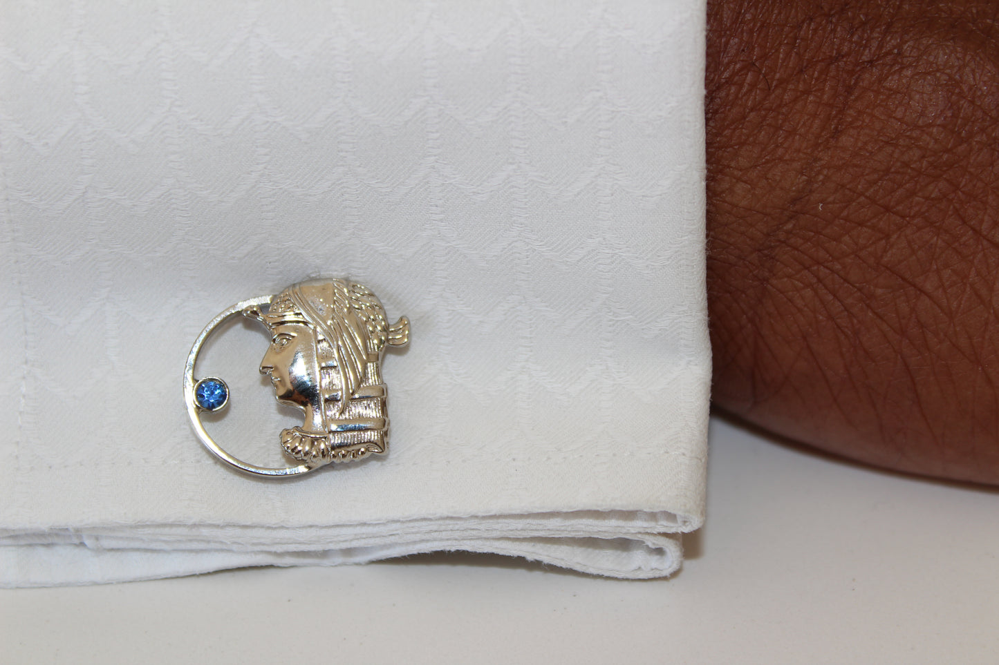 Vintage Aztec design cufflinks