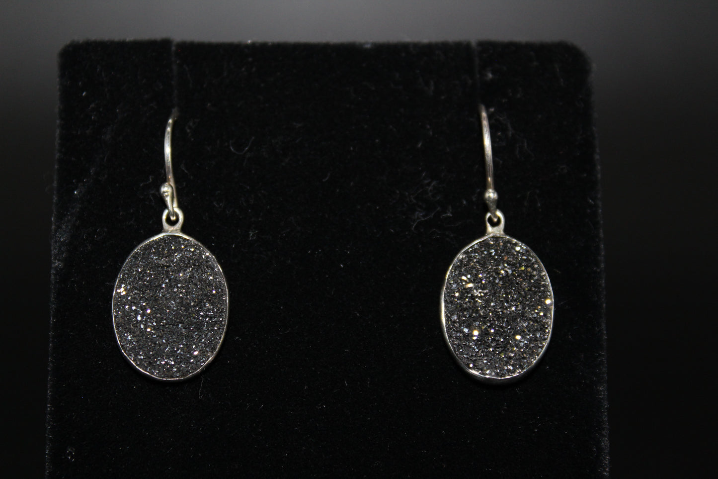 Druze Oval Earrings