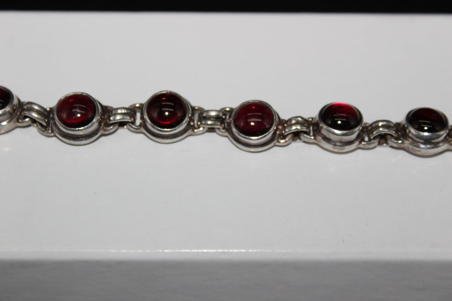 Cabochon Garnet Bracelet