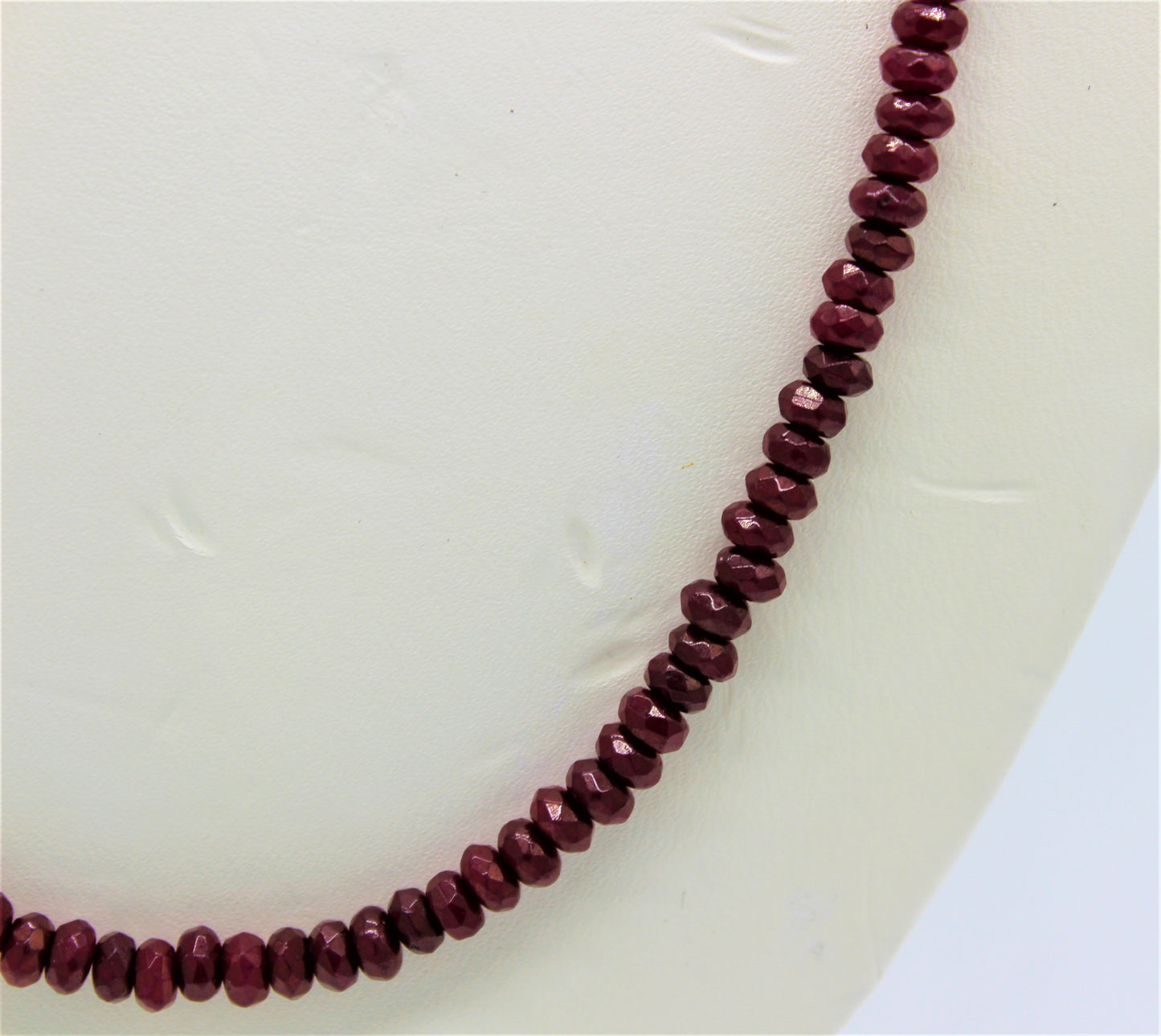 Garnet Faceted Necklace