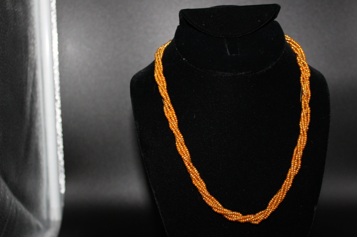 Gold Seed Pearl Necklace
