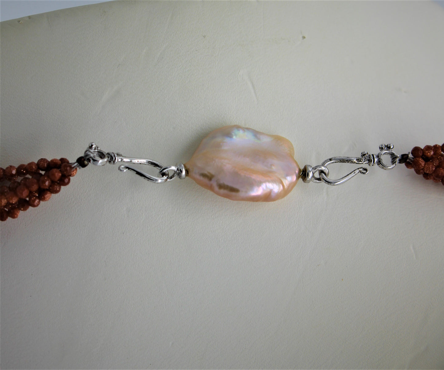 Gold Stone Necklace