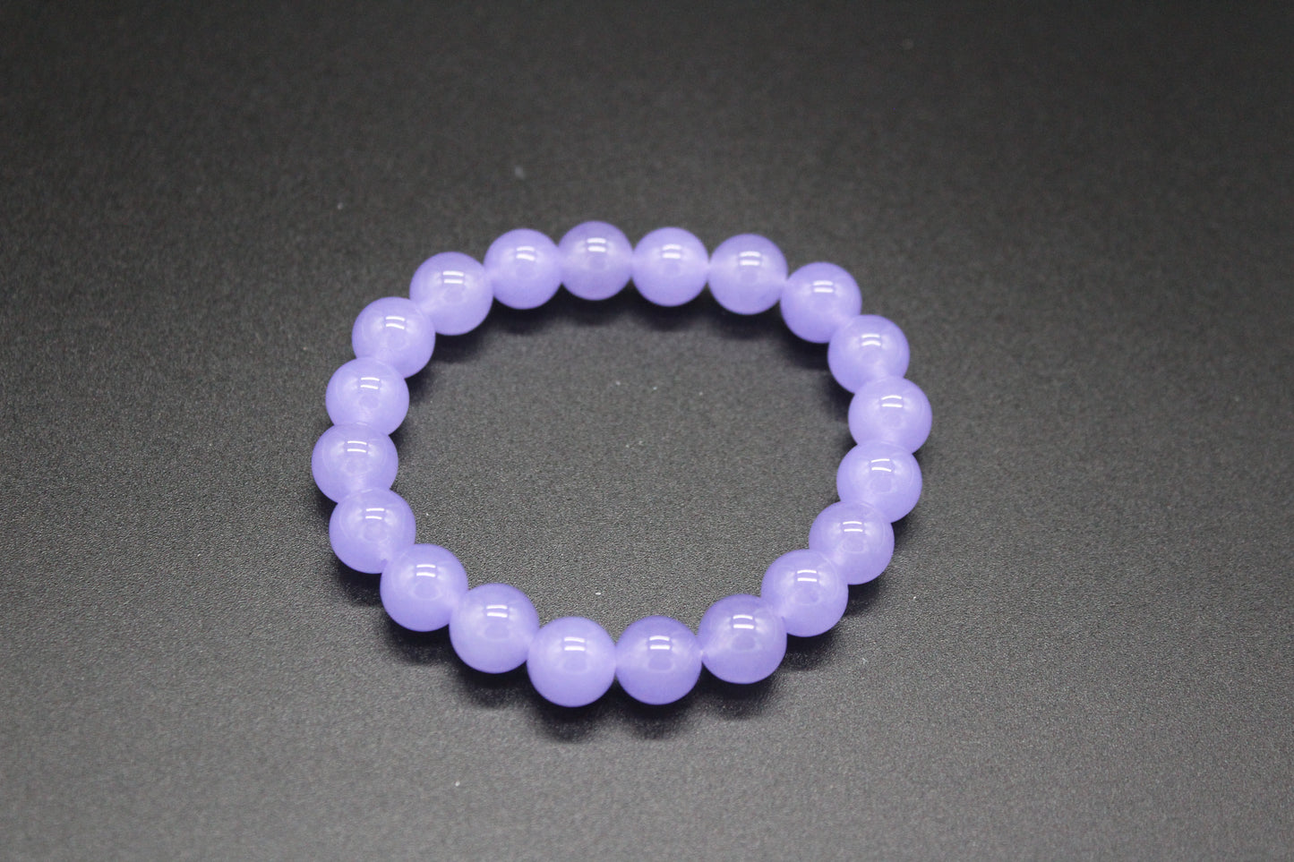 Lavender Jade Stretch Bracelet