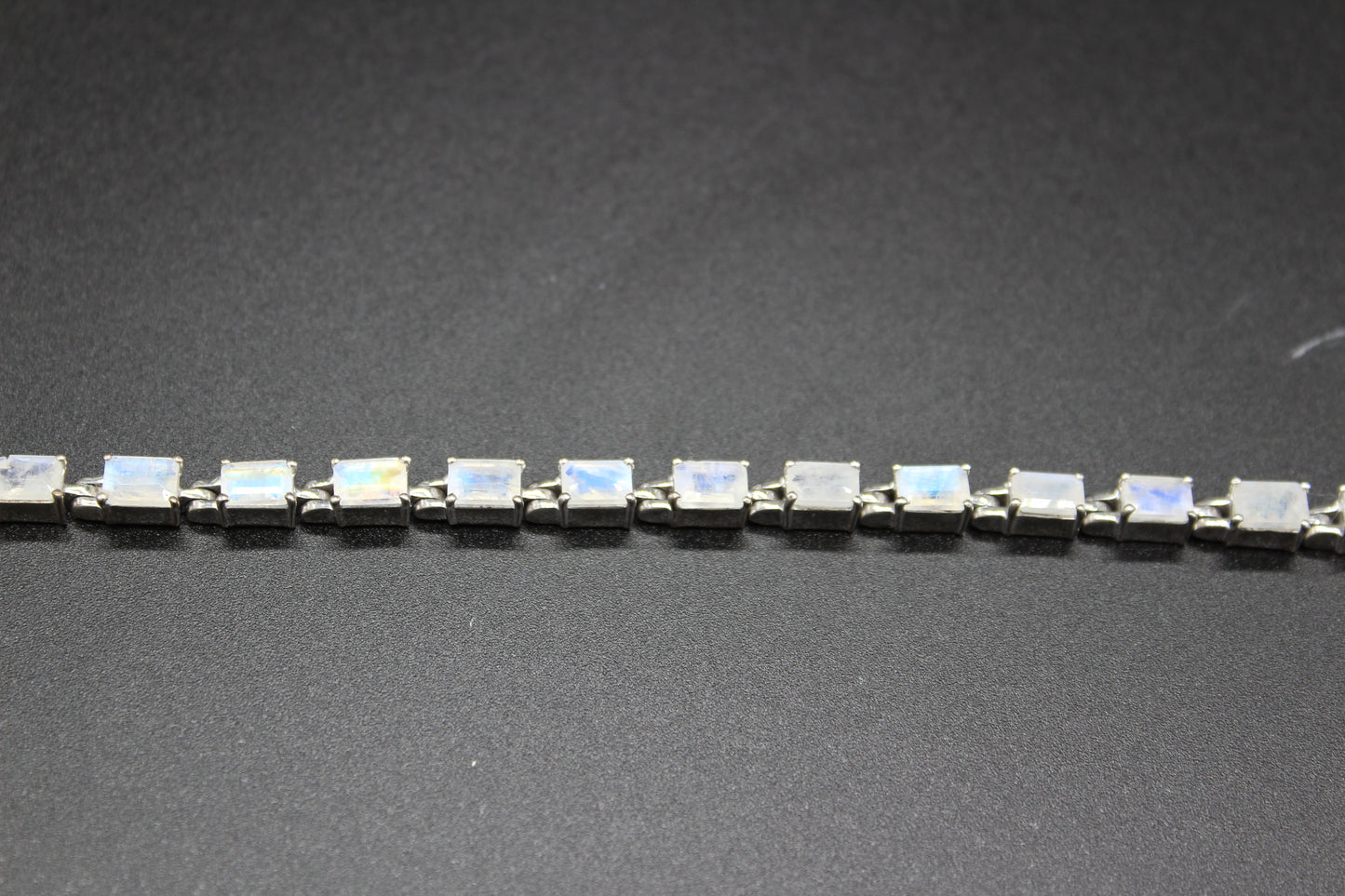 Emerald Cut Moonstone Bracelet