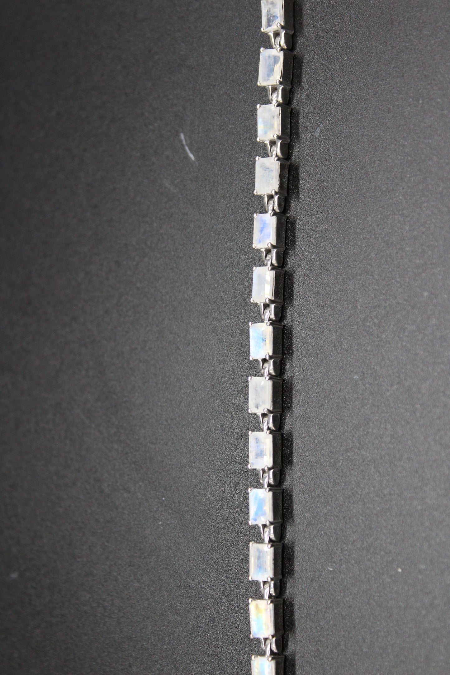 Emerald Cut Moonstone Bracelet