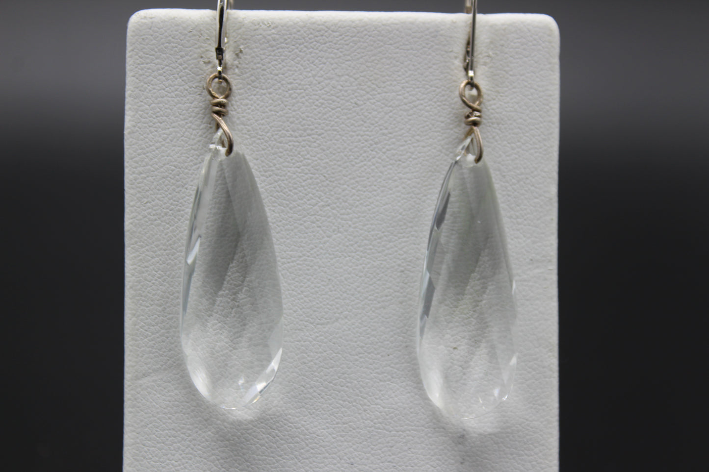 Crystal Quartz Drop Earrings