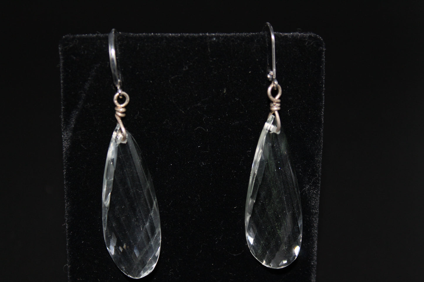 Crystal Quartz Drop Earrings