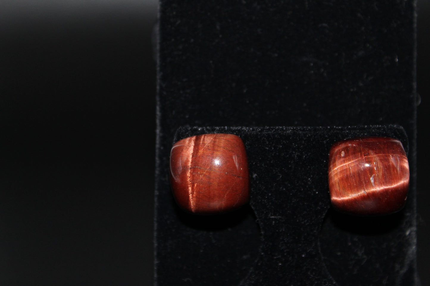 Red Tiger Eye Earrings