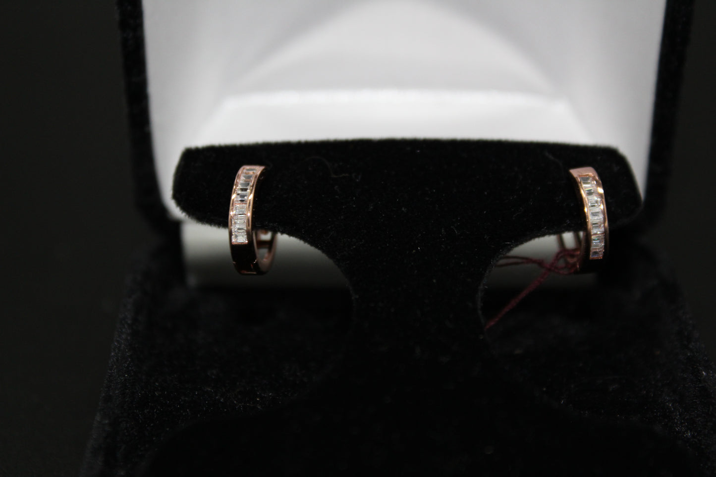 Rose CZ Earrings