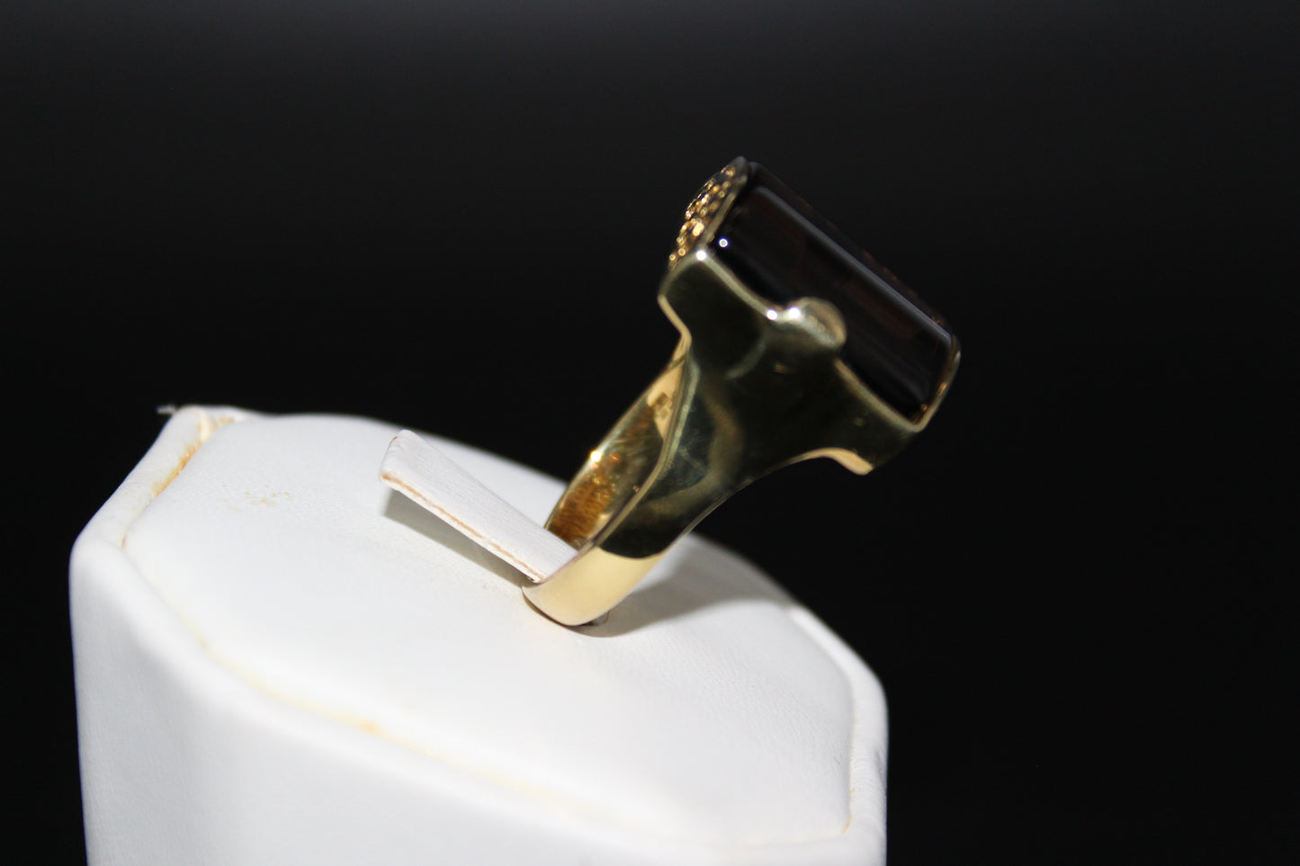 Vermeil Smokey Topaz Ring