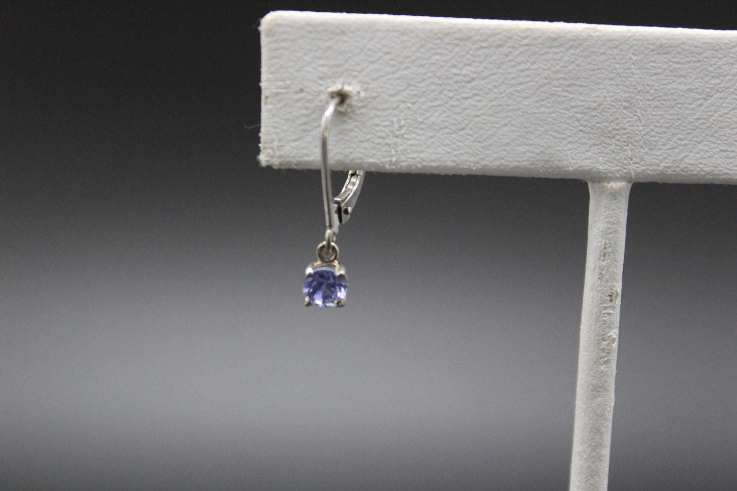 Tanzanite Lever Back Earrings